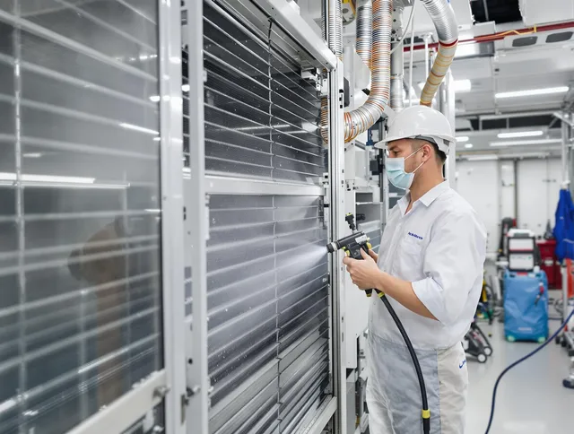 Professional AC coil cleaning by Westwood Air Duct Cleaning in Westwood