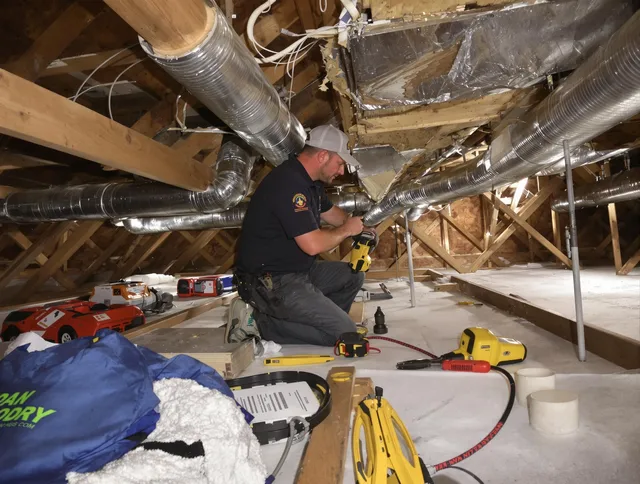 Professional air duct repair by Westwood Air Duct Cleaning in Westwood