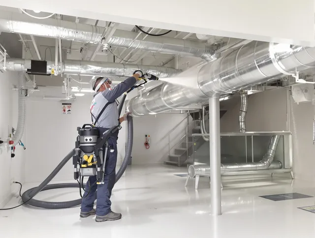 Professional central duct cleaning by Westwood Air Duct Cleaning in Westwood