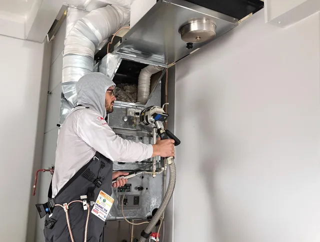 Expert furnace duct cleaning by Westwood Air Duct Cleaning in Westwood