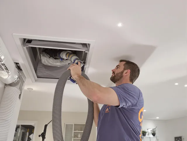 Precision indoor duct cleaning by Westwood Air Duct Cleaning in Westwood